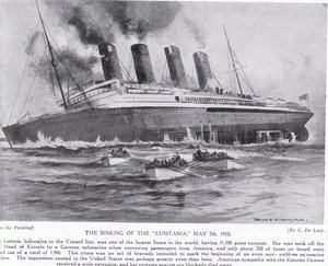 Forliset av Lusitania 7. mai 1915